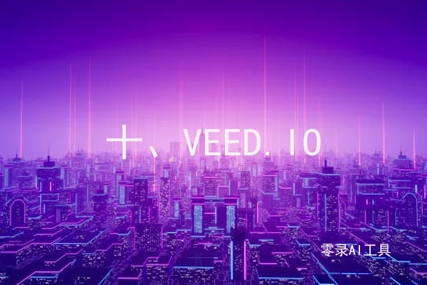 十、VEED.IO