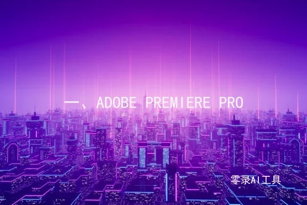 一、ADOBE PREMIERE PRO