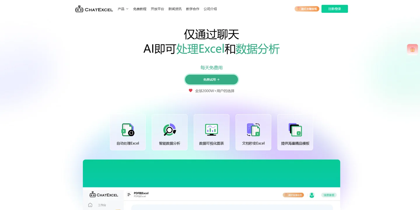 酷表ChatExcel